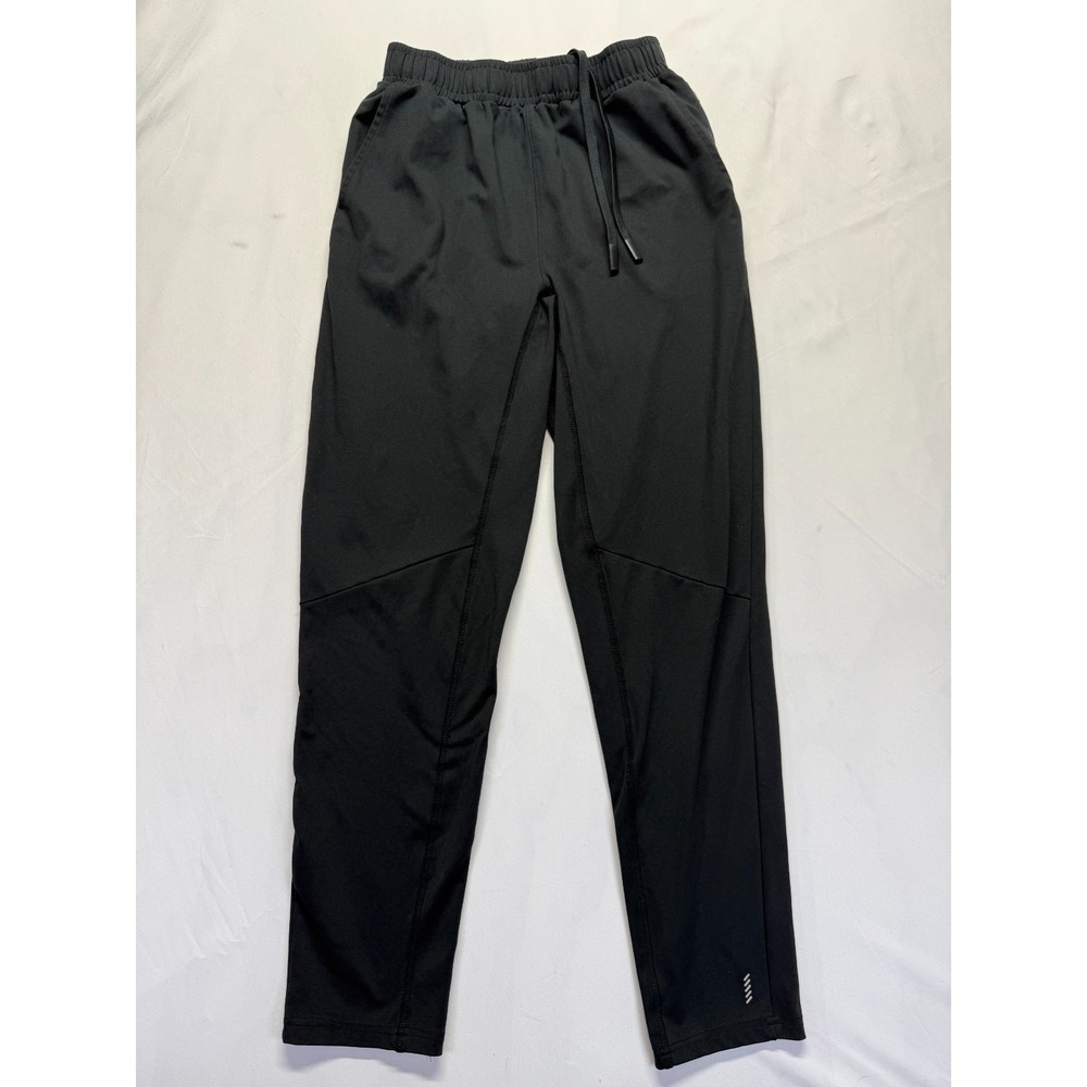 Balance Collection Track Pants Mens Small Black Gym Training Athletic Drawstring